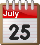Dan za nama (25. jul, 2012.)